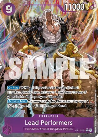 Lead Performers (Alternate Art) - OP17-061 - Rare (Presale)