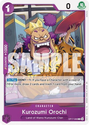 Kurozumi Orochi - OP17-066 - Common (Presale)