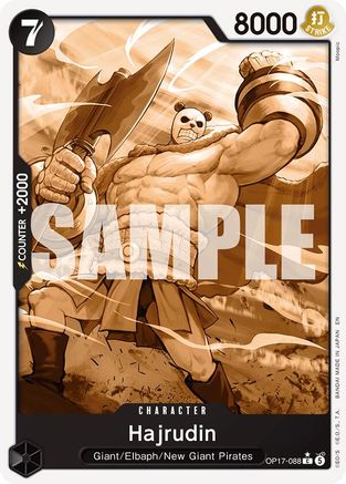 Hajrudin (Pandaman Art) - OP17-088 - Common (Presale)