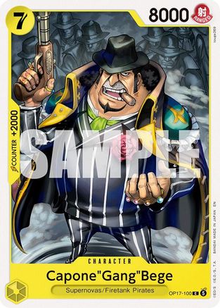 Capone"Gang"Bege - OP17-100 - Common (Presale)