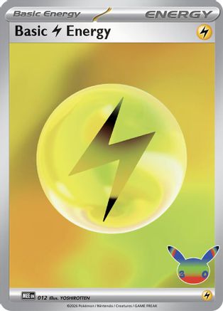 Basic Lightning Energy (30th Celebration) - 012 - Futuristic Rare