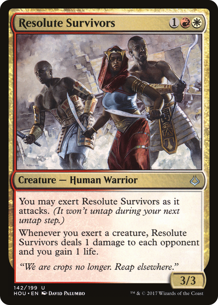Resolute Survivors (HOU-142)  Foil