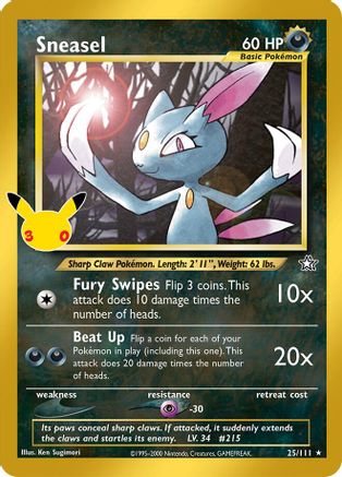 Sneasel - 025/111 - Classic Collection