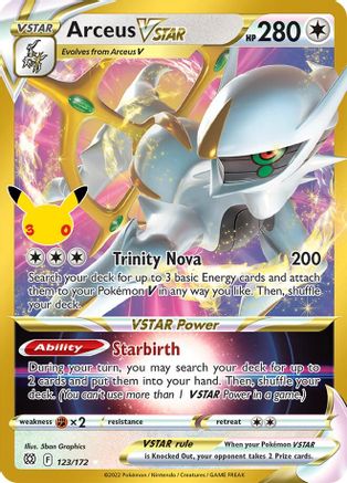 Arceus VSTAR - 123/172 - Classic Collection