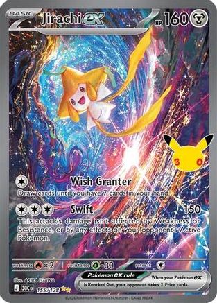 Jirachi EX - 155/128 - Special Illustration Rare