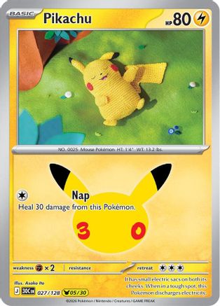Pikachu - 027/128 - Pikachu Rare