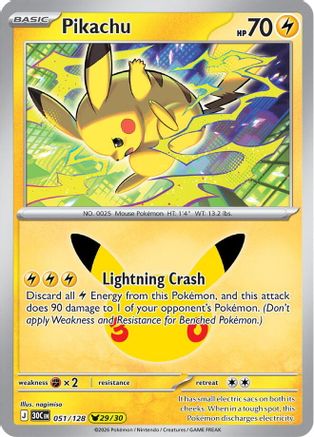 Pikachu - 051/128 - Pikachu Rare