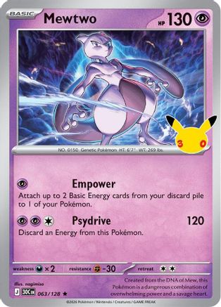 Mewtwo - 063/128 - Rare