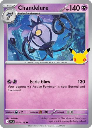 Chandelure - 075/128 - Common
