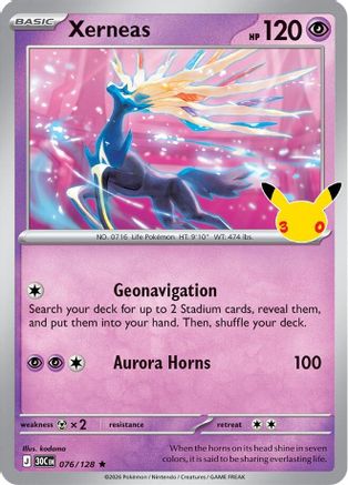 Xerneas - 076/128 - Rare