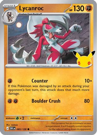 Lycanroc - 085/128 - Common