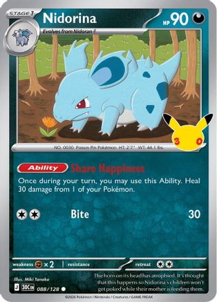 Nidorina - 088/128 - Common