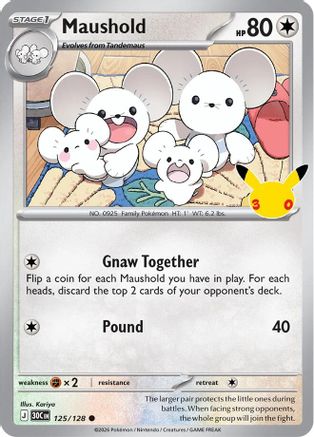 Maushold - 125/128 - Common