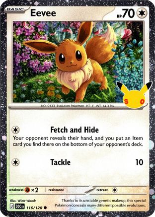 Eevee (30th Celebration) - 116/128 - Promo