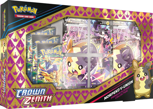 Pokémon Crown Zenith Premium Playmat Collection—Morpeko V‑UNION