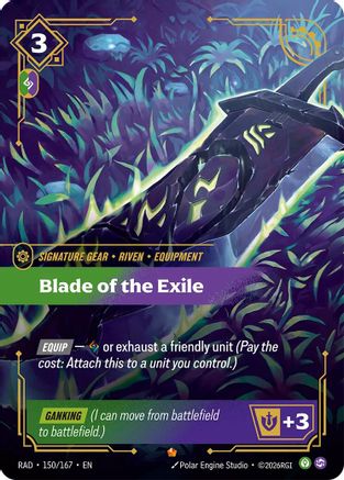 Blade of the Exile - 150/167 - Epic