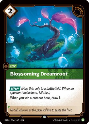 Blossoming Dreamroot - 024/167 - Common (Foil)