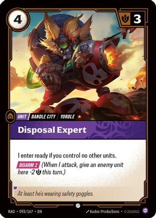 Disposal Expert - 093/167 - Common (Foil)