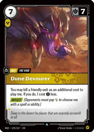 Dune Devourer - 125/167 - Uncommon (Foil)