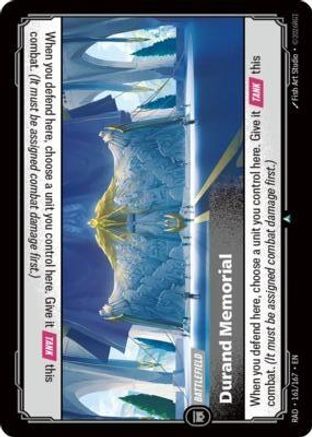 Durand Memorial - 161/167 - Uncommon