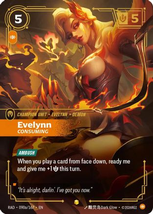 Evelynn, Consuming (Alternate Art) - 090a/167 - Showcase