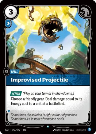 Improvised Projectile - 056/167 - Uncommon