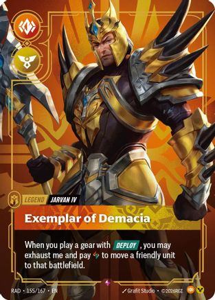 Jarvan IV, Exemplar of Demacia - 155/167 - Rare