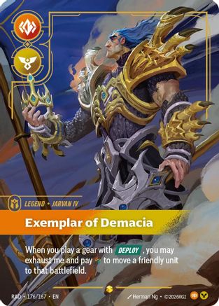Jarvan IV, Exemplar of Demacia (Overnumbered) - 176/167 - Showcase
