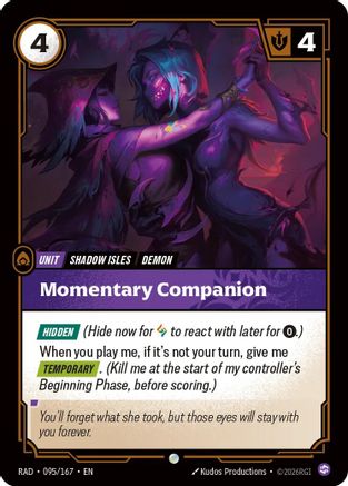 Momentary Companion - 095/167 - Common (Foil)