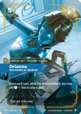 Orianna, Mechanical Marvel - 068/167 - Epic