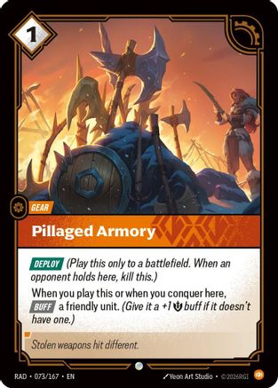Pillaged Armory - 073/167 - Common