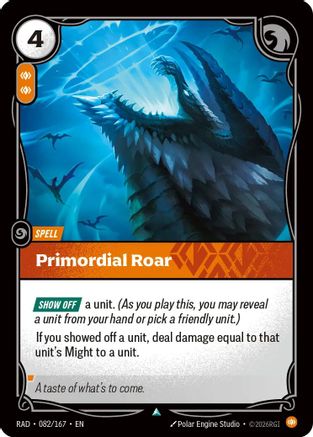 Primordial Roar - 082/167 - Uncommon (Foil)
