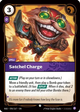 Satchel Charge - 096/167 - Common (Foil)