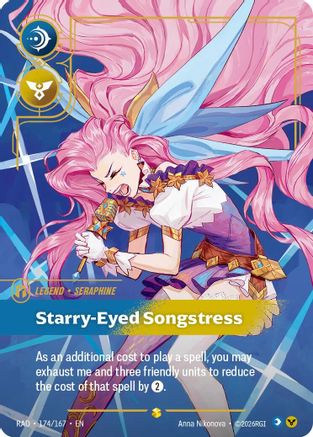 Seraphine, Starry-Eyed Songstress (Overnumbered) - 174/167 - Showcase