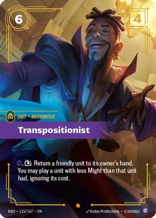 Transpositionist - 115/167 - Epic