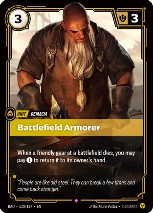 Battlefield Armorer - 130/167 - Rare
