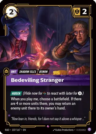 Bedeviling Stranger - 107/167 - Rare