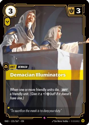 Demacian Illuminators - 131/167 - Rare