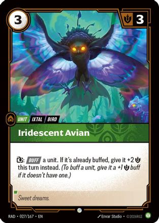 Iridescent Avian - 027/167 - Common (Foil)