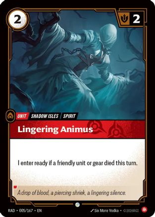 Lingering Animus - 005/167 - Common