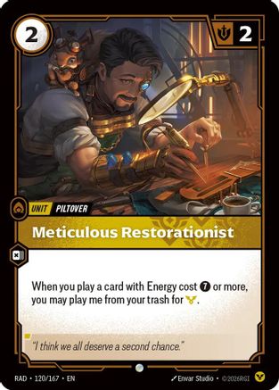 Meticulous Restorationist - 120/167 - Common (Foil)