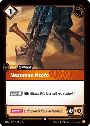 Nazuman Ntofo - 071/167 - Common