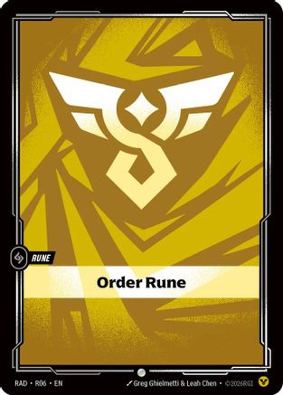 Order Rune - R06 - Common (Foil)
