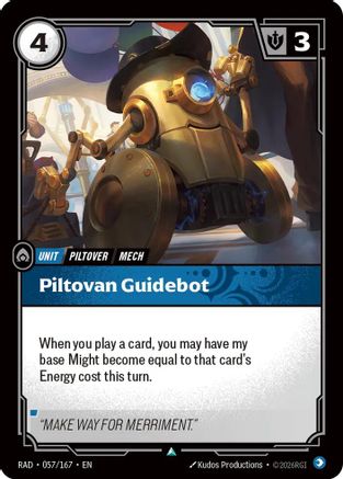 Piltovan Guidebot - 057/167 - Uncommon (Foil)
