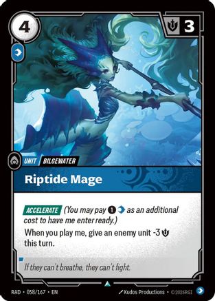 Riptide Mage - 058/167 - Uncommon (Foil)