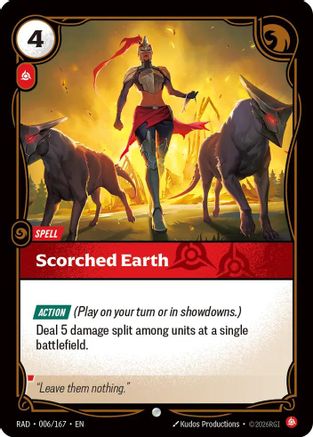 Scorched Earth - 006/167 - Common