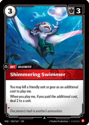 Shimmering Swimmer - 014/167 - Uncommon