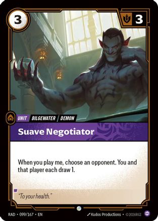 Suave Negotiator - 099/167 - Common