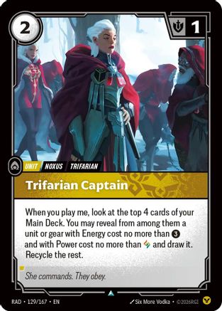 Trifarian Captain - 129/167 - Uncommon