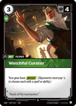 Watchful Curator - 037/167 - Uncommon (Foil)